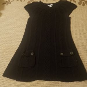 Black sweater dress